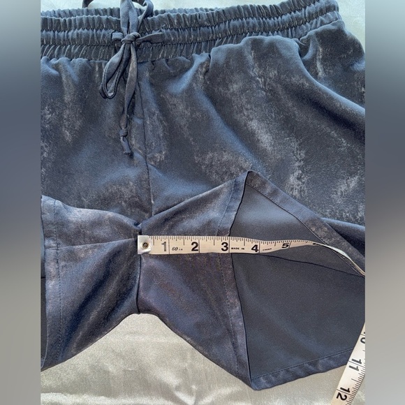 Harlowe & Graham Slate Gray 3” Sleep Shorts Elastic Drawstring Waistband Sz M - Picture 4 of 7